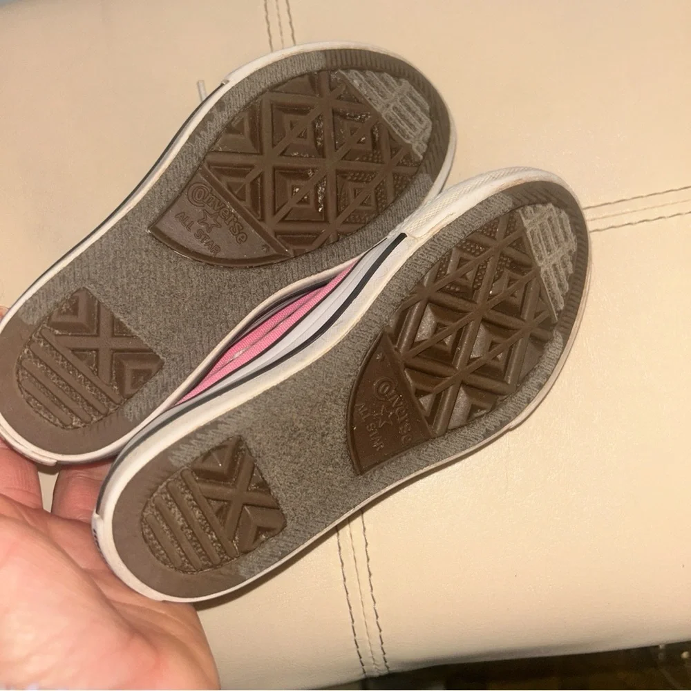 Converse Pink Canvas Sneakers